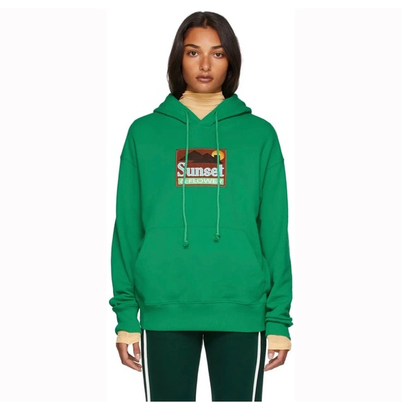 Kijun Tops - Kijun Sunset & Flowers Hoodie